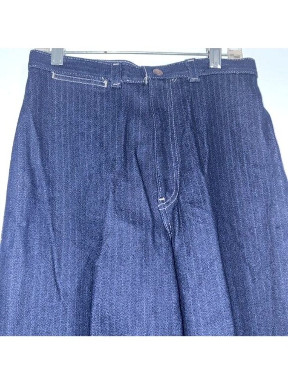 Levis Size 8 Womens Dark Wash Denim Jeans Modern Fit Straight Leg - Picture 2 of 10